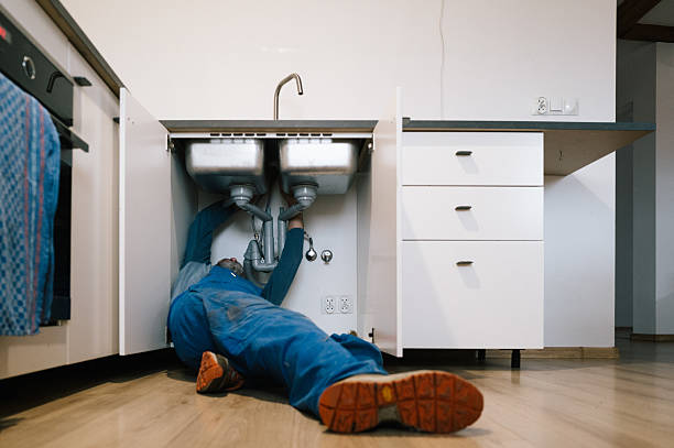 Professional Drain Cleaning technician working in Roxbury, NY